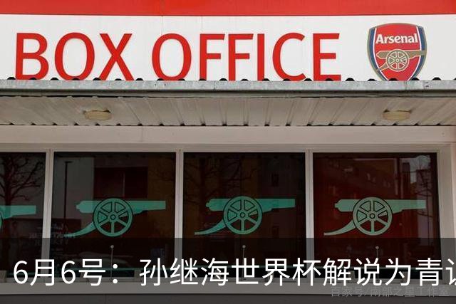 6月6号：孙继海世界杯解说为青训续命：前国脚跨界输血能走多远？